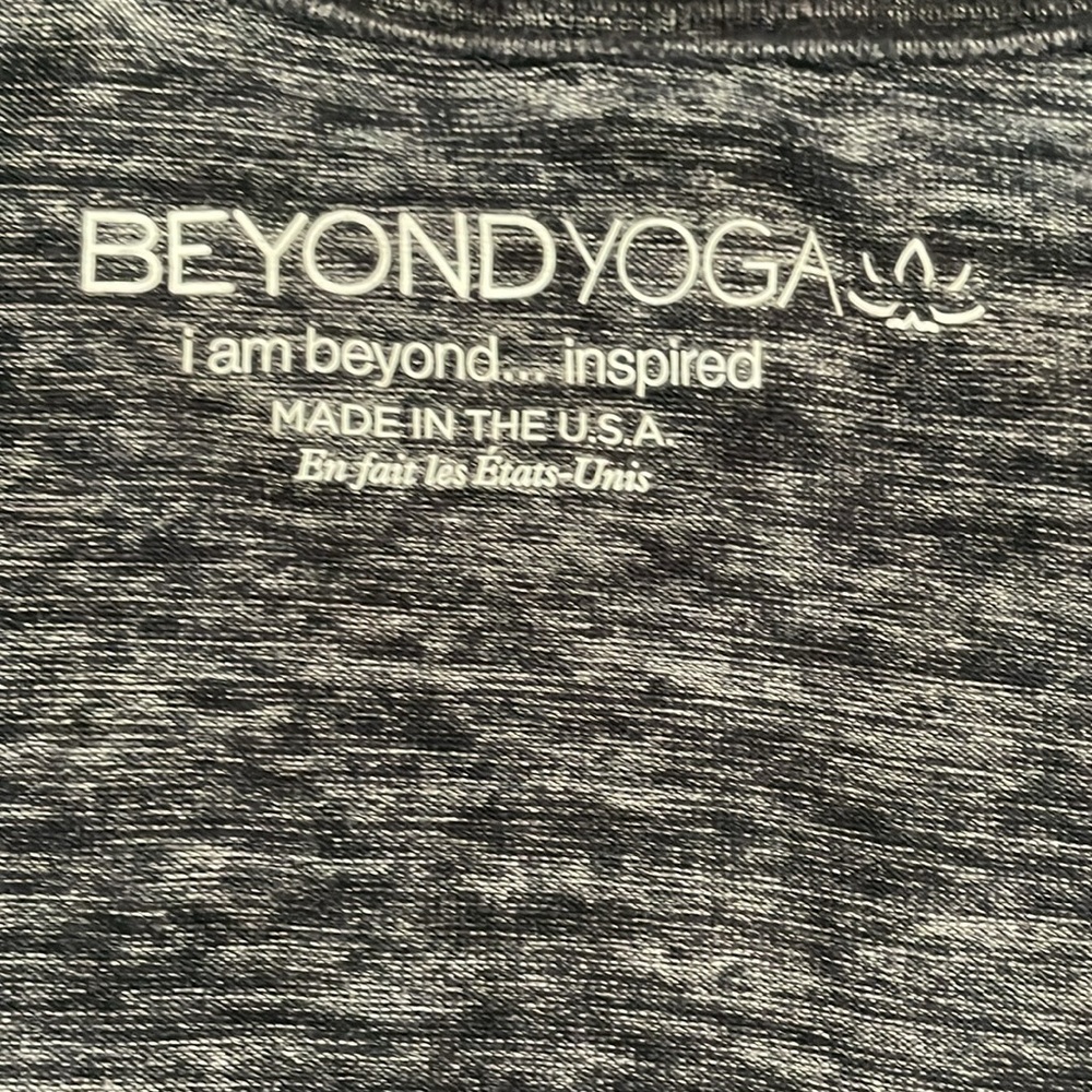 Beyond Yoga Gray Cloud Drape Cardigan Size Large - Picture 8 of 10